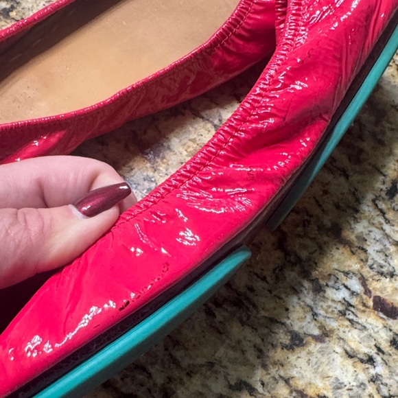 Tieks Vibrant Pink Women's Flats - Picture 4 of 9
